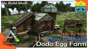 How To Build A Dodo Egg Farm Ark Building W Fizz No Mods Youtube Ark Survival Evolved Bases Game Ark Survival Evolved Ark Survival Evolved Tips