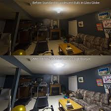 Flush Mount Led Ceiling Light Sports Low Profile Design Super Bright Leds