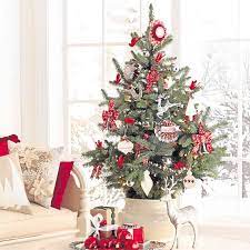 Formidable Holiday Decorating Ideas For Small Spaces Small Christmas Trees Christmas Color Schemes Tabletop Christmas Tree