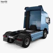 3d Model Of Volvo Fm Tractor Truck 2020 Trucks Volvo Tractors
