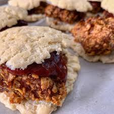 Maybe you would like to learn more about one of these? Hot Honey Oven Baked Crispy Chicken Biscuits Recipe