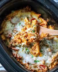 Crock pot (or the slow cooking option on my instant pot) meals are my solution to this. Crockpot Pizza Casserole Slow Cooker Pizza Pasta Bake