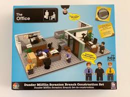 The Office Dunder Mifflin Branch Construction Set Lego Phatmojo New Sealed Rare 369 Pieces Mifflin The Office Dunder Mifflin