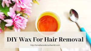 All you need is just three ingredients: Diy Wax For Hair Removal