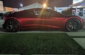 Next Gen Tesla Roadster Makes Rare Appearance At Hawthorne Ca Delivery Site Tesla Roadster Tesla Car Navigation System