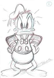 14 Resplendent Cartoon Drawing Tips Ideas Disney Character Drawings Donald Duck Drawing Duck Drawing