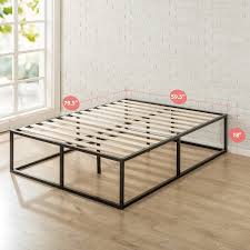♡ • • • o p e n • m e • • • ♡ i think i've found the best bed frame ever! Zinus Joseph 18 Platforma Bed Frame Mattress Foundation Queen Walmart Com Walmart Com