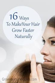 Try massaging your scalp every time you take a shower. 16 Ways To Make Your Hair Grow Faster Naturally Grow Hair Faster Grow Natural Hair Faster Hair Growth Tips