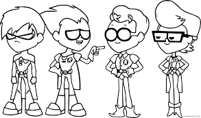 Coloring pages coloring teen titans go halloween sheets. Teen Titans Go Coloring Pages Cartoons 1550476050 1525273697teen Titans Go Robin Printable 2020 6153 Coloring4free Coloring4free Com