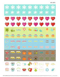 Printable Calendar Stickers Lots Of Different Ones At Site Free I D Use Paper And Repositionable T Planner Printables Free Planner Addicts Calendar Stickers