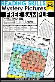 Free Reading Color By Code Mystery Pictures A Love Of Teaching Mystery Pictures Reading Strategies Reading Skills