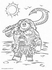 4.5 out of 5 stars (1,456) $ 2.75. Moana Coloring Pages Maui Free Coloring Library