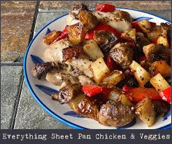 Everything Sheet Pan Chicken Veggies Recipe In 2020 Aldi Meal Plan Pan Chicken Sheet Pan Dinners