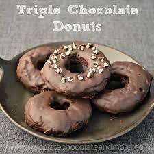 Triple Chocolate Donuts Recipe Chocolate Donuts Recipe Triple Chocolate Chocolate