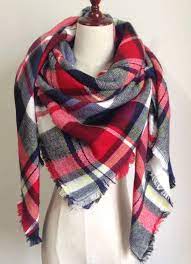 Plaid blanket scarves come in a wide range of designs especially based on their color. Red White And Black Plaid Blanket Scarf Fall And Winter Scarves Cashmere Scarf Women Womens Wrap Scarf Plaid Blanket Scarf