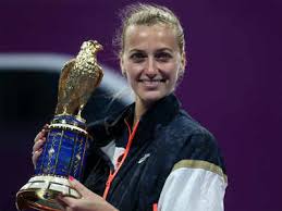 Petra kvitová is a czech professional tennis player. Petra Kvitova Beats Garbine Muguruza To Win Qatar Open Tennis News Times Of India