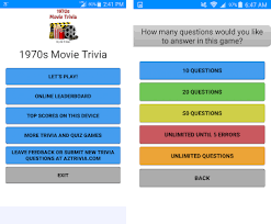 If you manage to pass, you can claim your rightful place as a trivia god! 1970s Movie Trivia Apk Download For Android Latest Version Com Aztrivia Movie Trivia 1970s