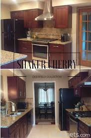 There are over 52 cities in sacramento with companies in the cabinets, except custom made: Make Your Kitchen Look Beautiful With Our Deerfield Shaker Cherry Java Cabinets Cabinet Framed Cabinet Cherry Cabinets