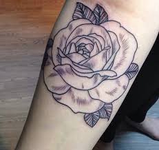 My Tattoo Rose Outline Geometric Tattoo Rose Hand Tattoo Tattoos Hand Tattoos