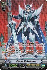 Vanguard is a recently popular trading card game (tcg) made by a japanese company, bushiroad. Blaster Blade Exceed Cardfight Vanguard Card Review Pojo Com