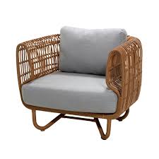 A chime sound tells you when someone's using. Cane Line Nest Lounge Chair Outdoor Connox