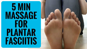 Plantar Fasciitis 5min Massage Stretching Routine Youtube