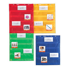 magnetic pocket chart squares set of 4 by learning resources