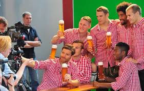 Manuel Neuer Bastian Schweinsteiger Dante Holger Badstuber Mario Gotze David Alaba And The New Buddy Xabi