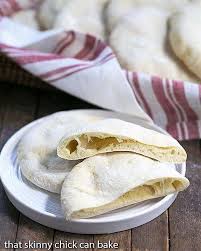 Add the yeast, sugar and salt and blend with a spoon. Homemade Pita Bread That Skinny Chick Can Bake