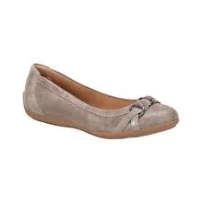 Womens Comfortiva Maloree Flat Size 11 W Smoke Distressed