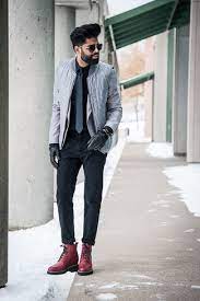 Black Dress Shirt With Red Boots Outfits For Men 2 Ideas Outfits Lookastic