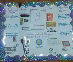 Aluminum Adopt An Element Science Project School Science Projects Science Projects Element Project