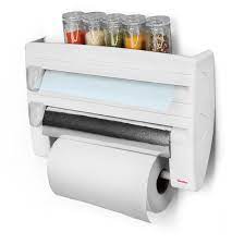 Wall mounted kitchen paper towel holder. Vidaxl Metaltex Kitchen Roll N Roll Wall Mounted Paper Towel Holder Wayfair Co Uk