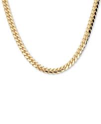 With over 887 reviews with images from customers, you can find the perfect 18k gold filled cuban link chain instantly. Macy S Men S Cuban Link 22 Chain Necklace In 18k Gold Plated Sterling Silver Reviews Necklaces Jewelry Watches Macy S