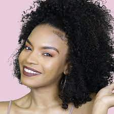 Half Up Half Down Curly Hairstyles Partial Sew In Natural Hair Down Curly Hairstyles Curly Hair Styles Naturally Hair Styles