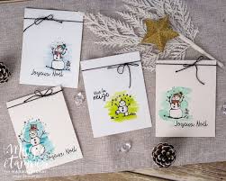 La Magie Des Etampes Par Marika Lemay Carte Scrapbooking Scrapbooking Noel Carte Noel