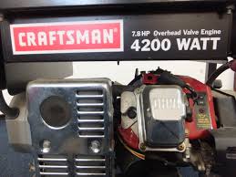 It's been sitting in his garage taking up space and he hasn't used it in years. Lot Detail Craftsman 4200 Watt Generat0r