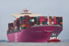 The macedonian sun ist ein containerschiff mit lizenz für den pier 23 nord am hafen von new york und new jersey. Pink Lady Erstes Containerschiff Der Reedereigruppe One Im Neuen Magenta Farbdesign In Hamburg