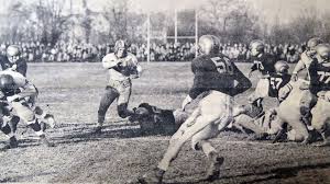 70 Years Ago The Glass Bowl Slipper Fit The Bates Football