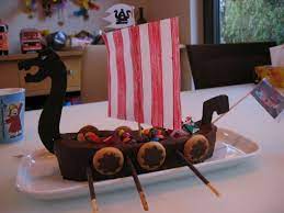 Constantin (wickie) es gab kuchen. Wickie Kinderparty Rezepte Kindergeburtstagstorte Partyessen Kinder