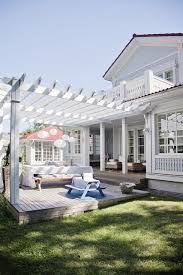 Terrassengestaltung Gartenpavillon Pavillon Veranda Weiss Gartenterrasse Terrasse Haus Holz Holzterrasse Hol Outdoor Rooms Backyard Patio Patio Design