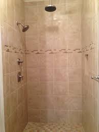 Light Beige Tile Shower With Rain Head Shower Fixture Beige Tile Shower Beige Tile Bathroom Remodel Bedroom Small Bedroom Remodel