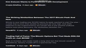 New cryptocurrencies, market news, technologies, trading, mining and trends. Latest Bitcoin Btc News Today Last Week Crypto Crypto News Cryptocurrency News