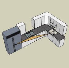 the l shaped or corner kitchen layout