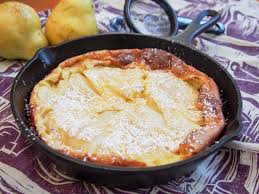 These dark maroon pears are dense, juicy, and mildly sweet, not overbearing at all. Pear Clafoutis Caroline S Cooking