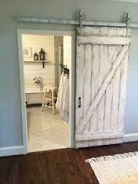 Shabby Chic Z Sliding Barn Door White Barn Door Shabby Chic Bathroom White Barn Door Chic Home Decor