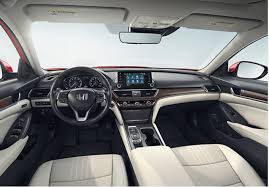 The attractive cabin is extremely quiet, even at highway speeds. 2018 Honda Accord