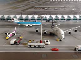 Now Available No Point Airport Diorama Airport Bkk Bangkok Series Look A Like Thai Airways Airbus A380 Model Aircraft Aircraft Modeling Diorama
