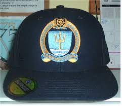 Naval War College W Crest Custom Made Fitted Ball Caps Ball Cap Military Hat Navy Army
