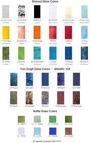 glass color chart